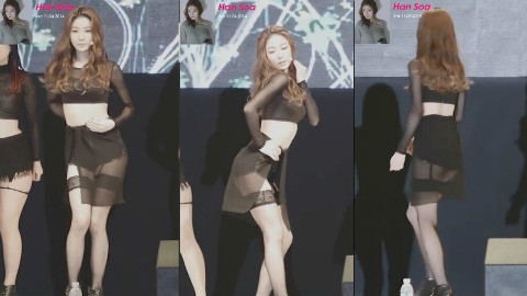 韩国女子组合Chic Angel wardrobe malfunction! 黑丝高跟美腿热舞诱惑